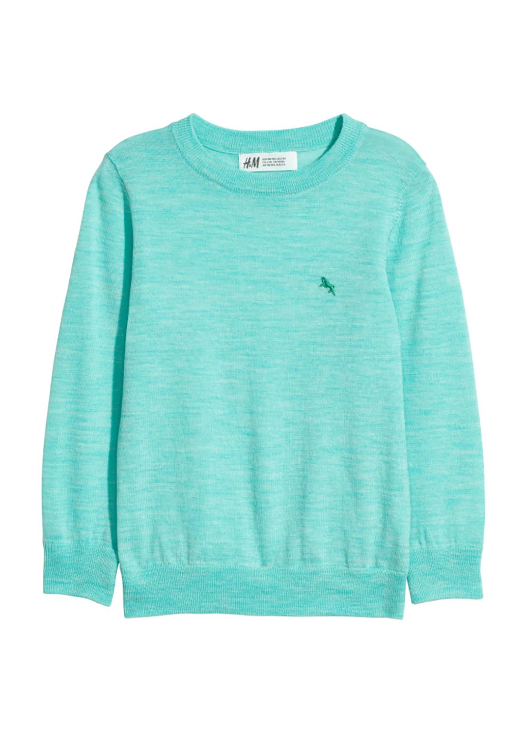 Бирюзовый демисезонный джемпер джемпер H&M