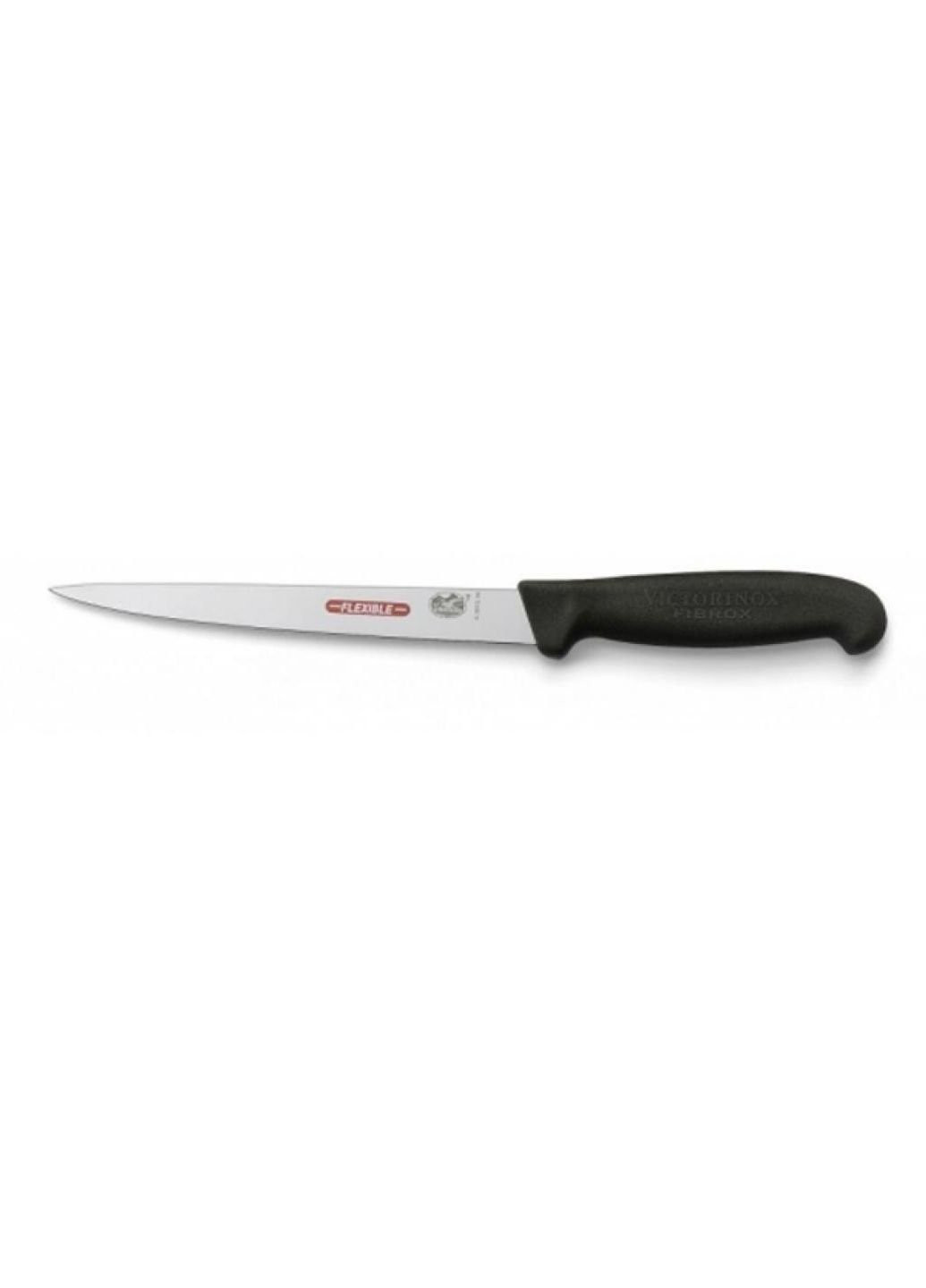 Кухонный нож Fibrox филейный 18 см, черный (5.3813.18) Victorinox (254071197)