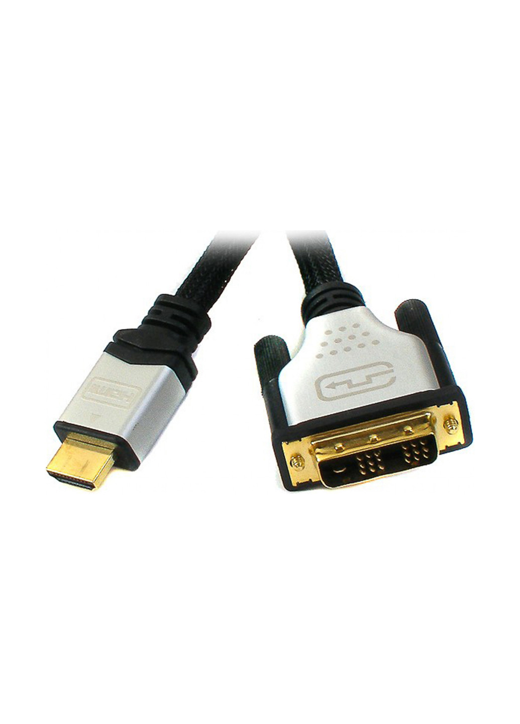 Кабель HDMI-DVI (18 + 1) 1.8м., M / M, алюм.кожух (VD103) Viewcon hdmi-dvi (18+1) 1.8м.,m/m, алюм.кожух (vd103) (137776179)