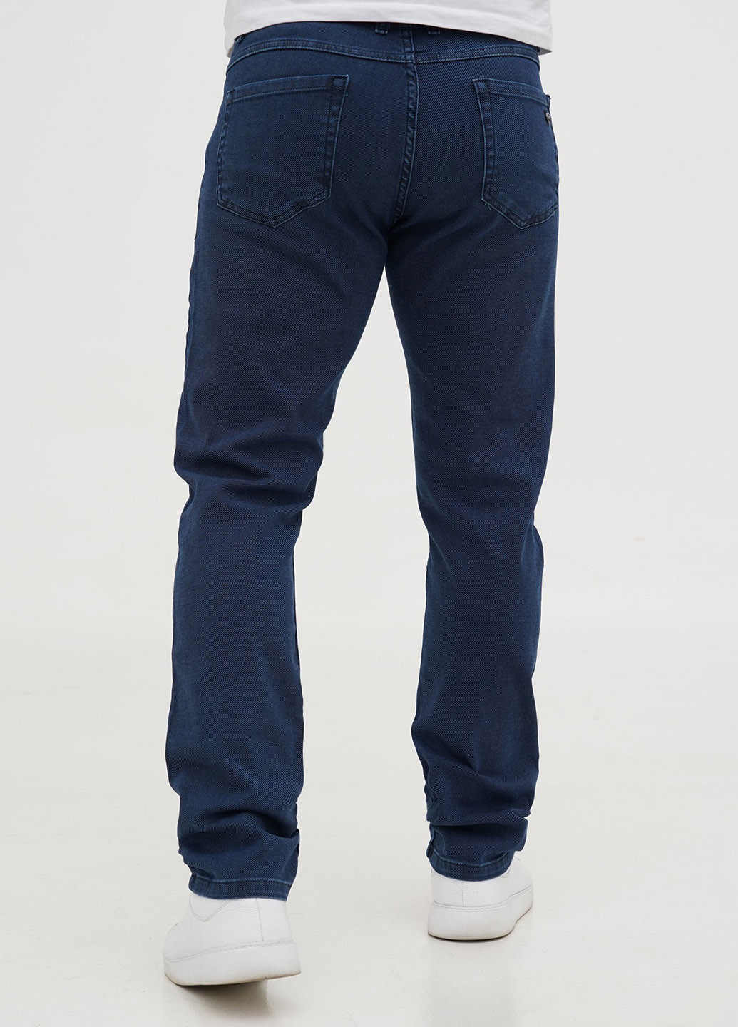 Серо-синие демисезонные прямые джинсы Trend Collection