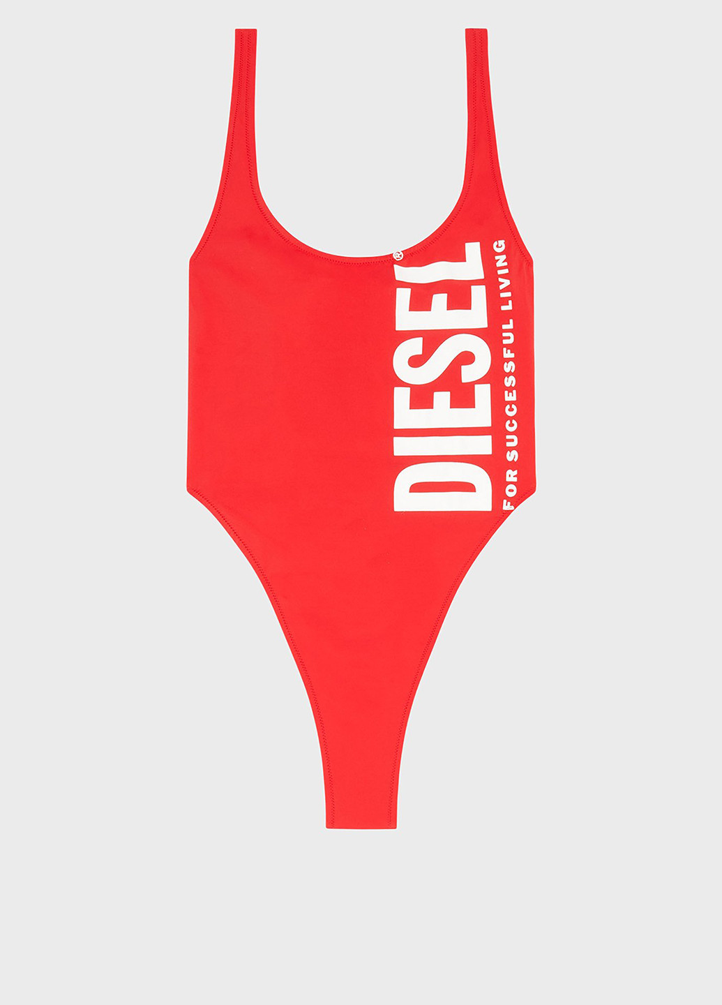 Червоний демісезонний купальник суцільний Diesel