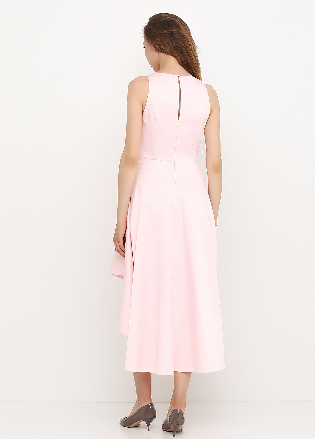 Світло-рожева коктейльна плаття, сукня з спідницею-сонце Mint & Berry однотонна