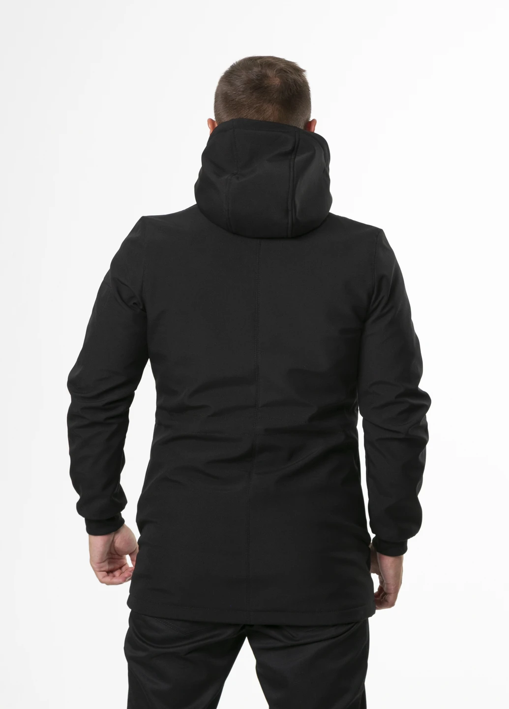 Черная демисезонная куртка мужская осенняя /весенняя softshell v2.0 демисезонная черная Intruder