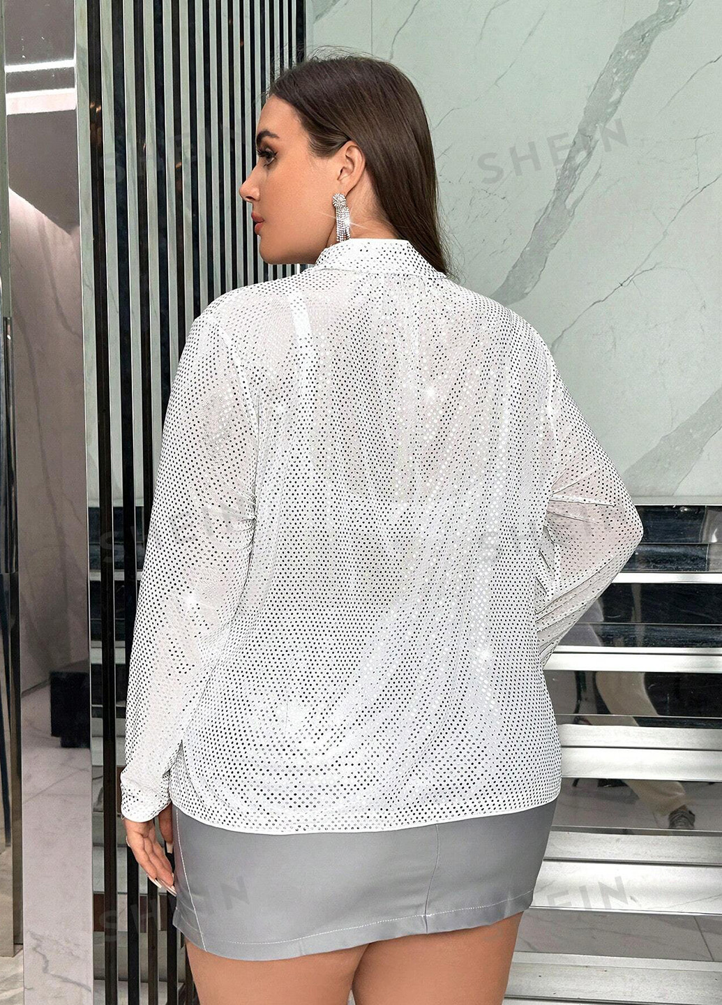 Белая блуза SHEIN