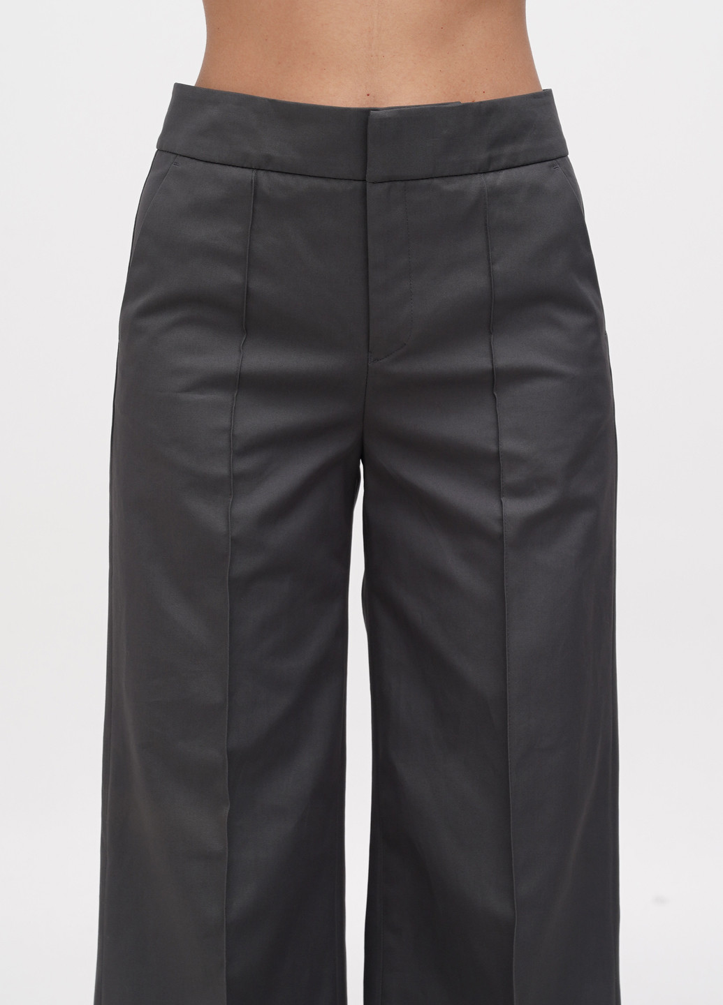 Темно-серые кэжуал демисезонные палаццо брюки Filippa K
