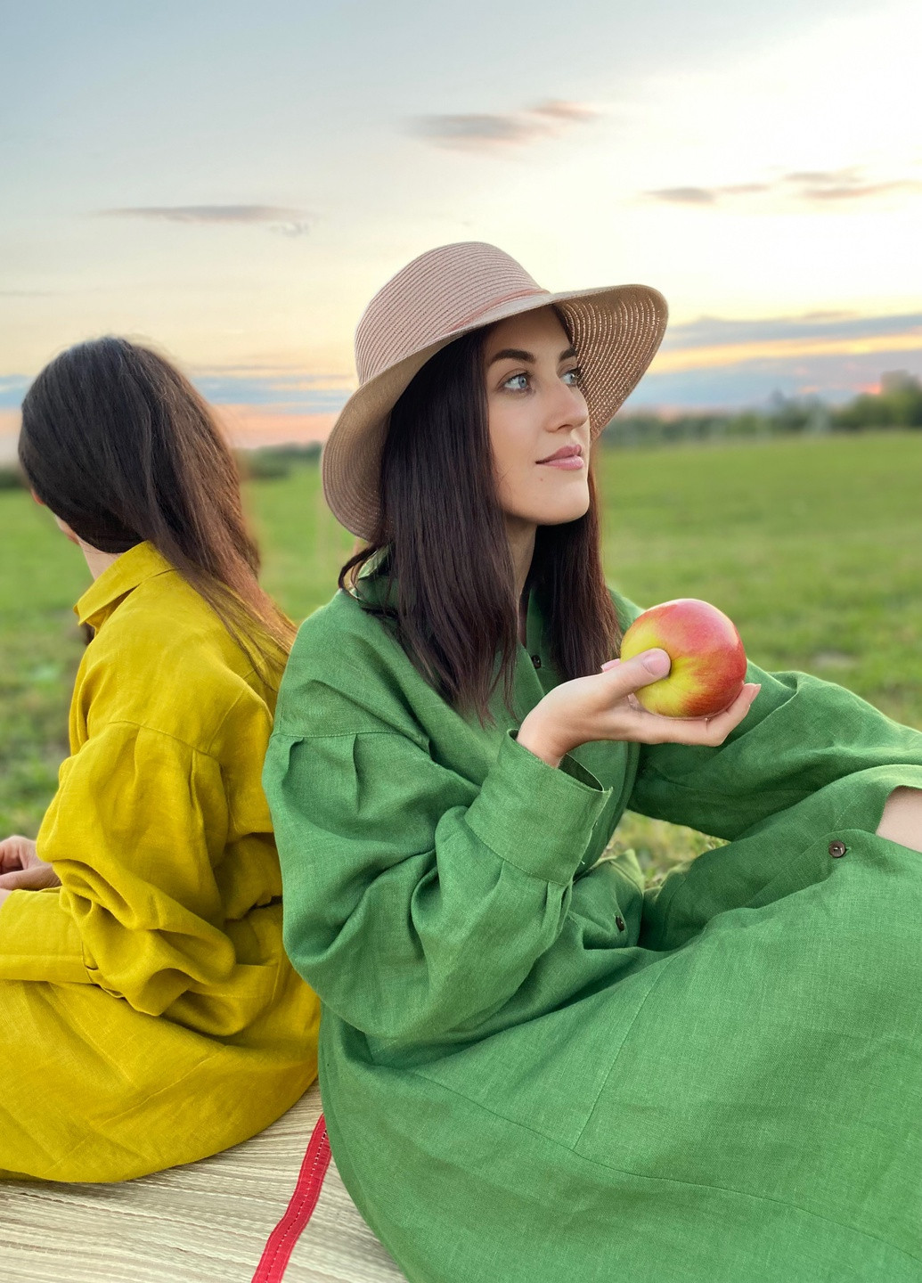 Салатова сукня Така Барвиста