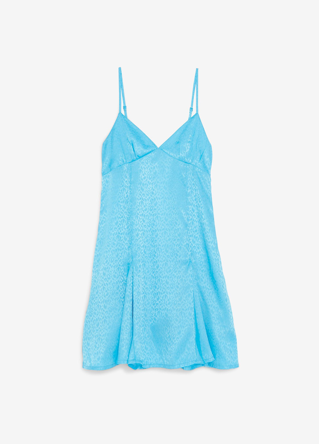 Голубое кэжуал платье платье-комбинация Jennyfer однотонное