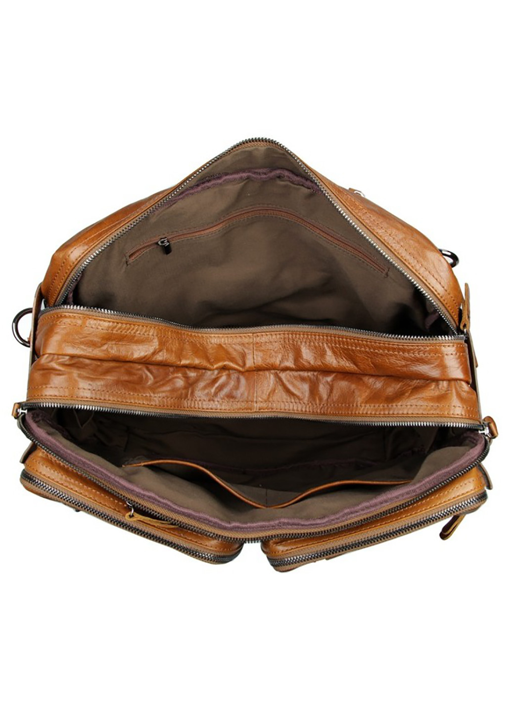 Чоловіча шкіряна дорожня сумка 38х27х15 см Vintage (229461008)