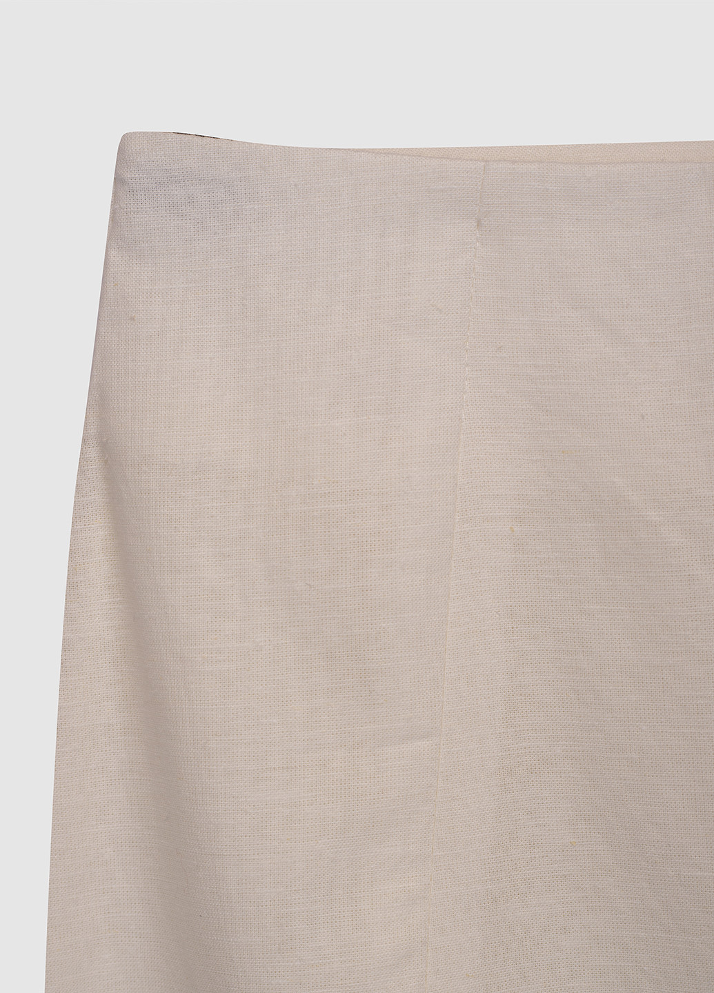 Белая кэжуал однотонная юбка C&A а-силуэта (трапеция)