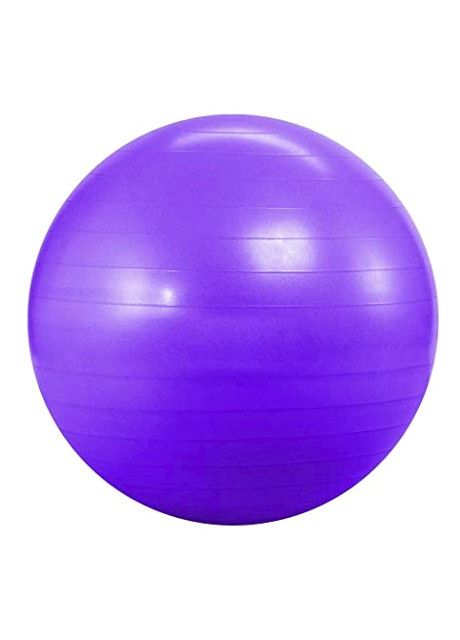 М'яч для фітнесу 65 см фіолетовий (фітбол, гімнастичний м'яч для вагітних) EF-65-V EasyFit (243205436)