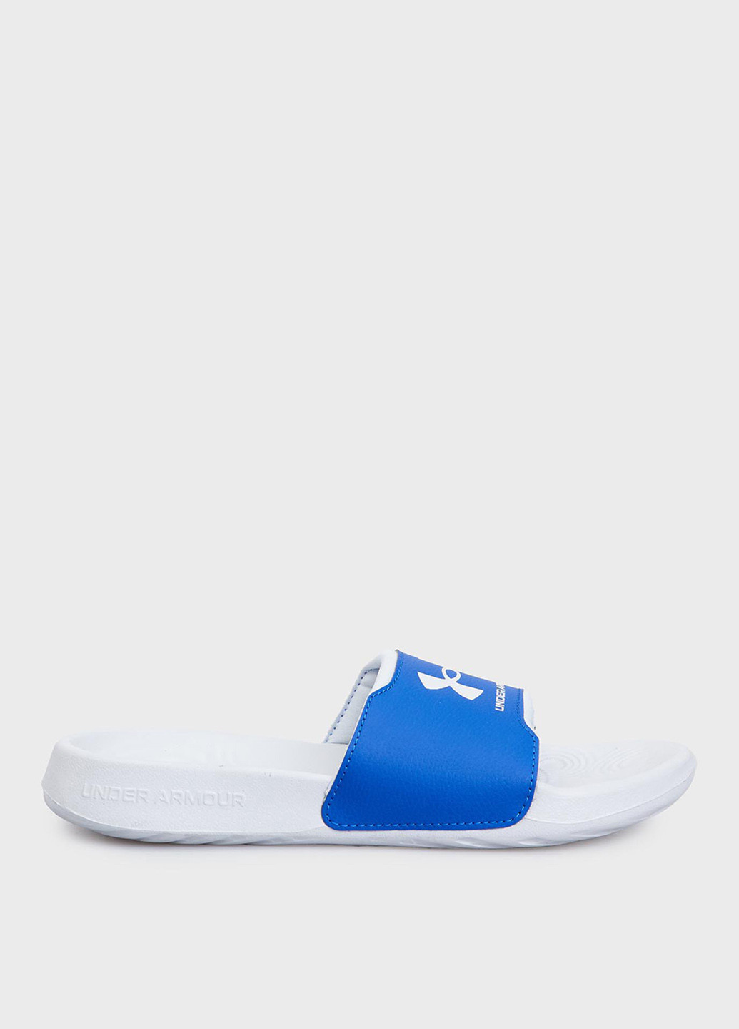 Синие пляжные, кэжуал шлепанцы Under Armour