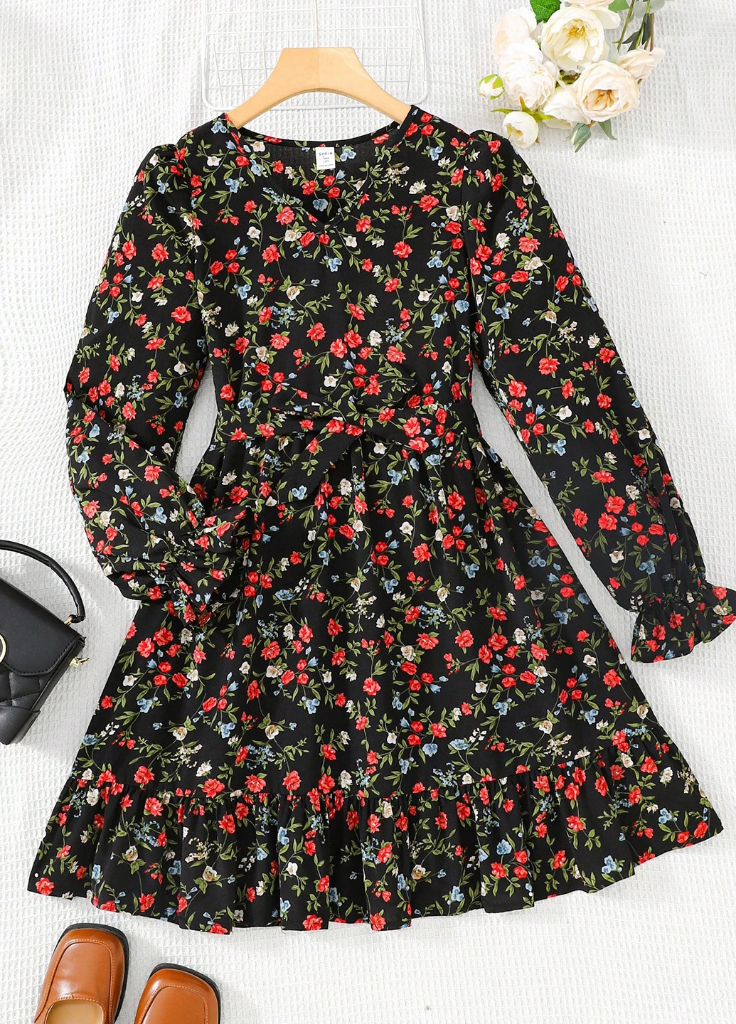 Чёрное платье SHEIN (339052532)