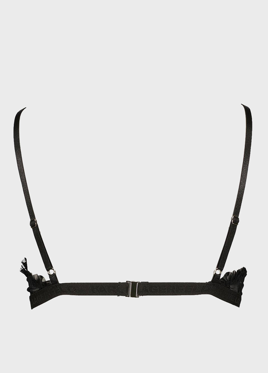 Чорний бралетт бюстгальтер Karl Lagerfeld без кісточок поліамід