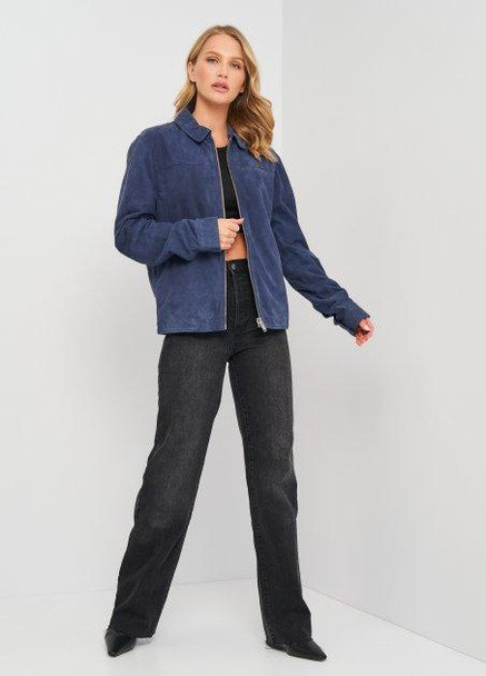 Синя куртка шкіра,синій, Selected Homme