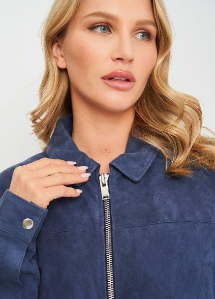 Синя куртка шкіра,синій, Selected Homme