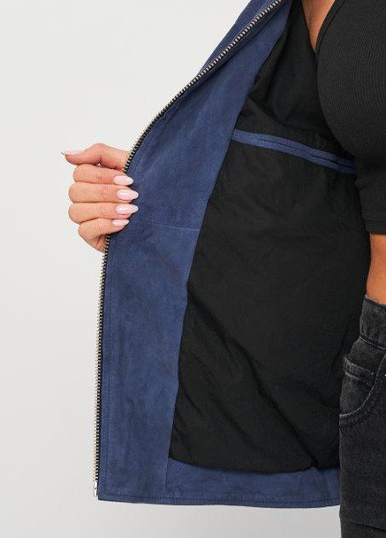 Синя куртка шкіра,синій, Selected Homme