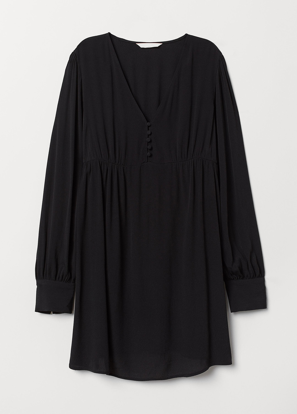 Черное кэжуал платье для беременных клеш H&M однотонное