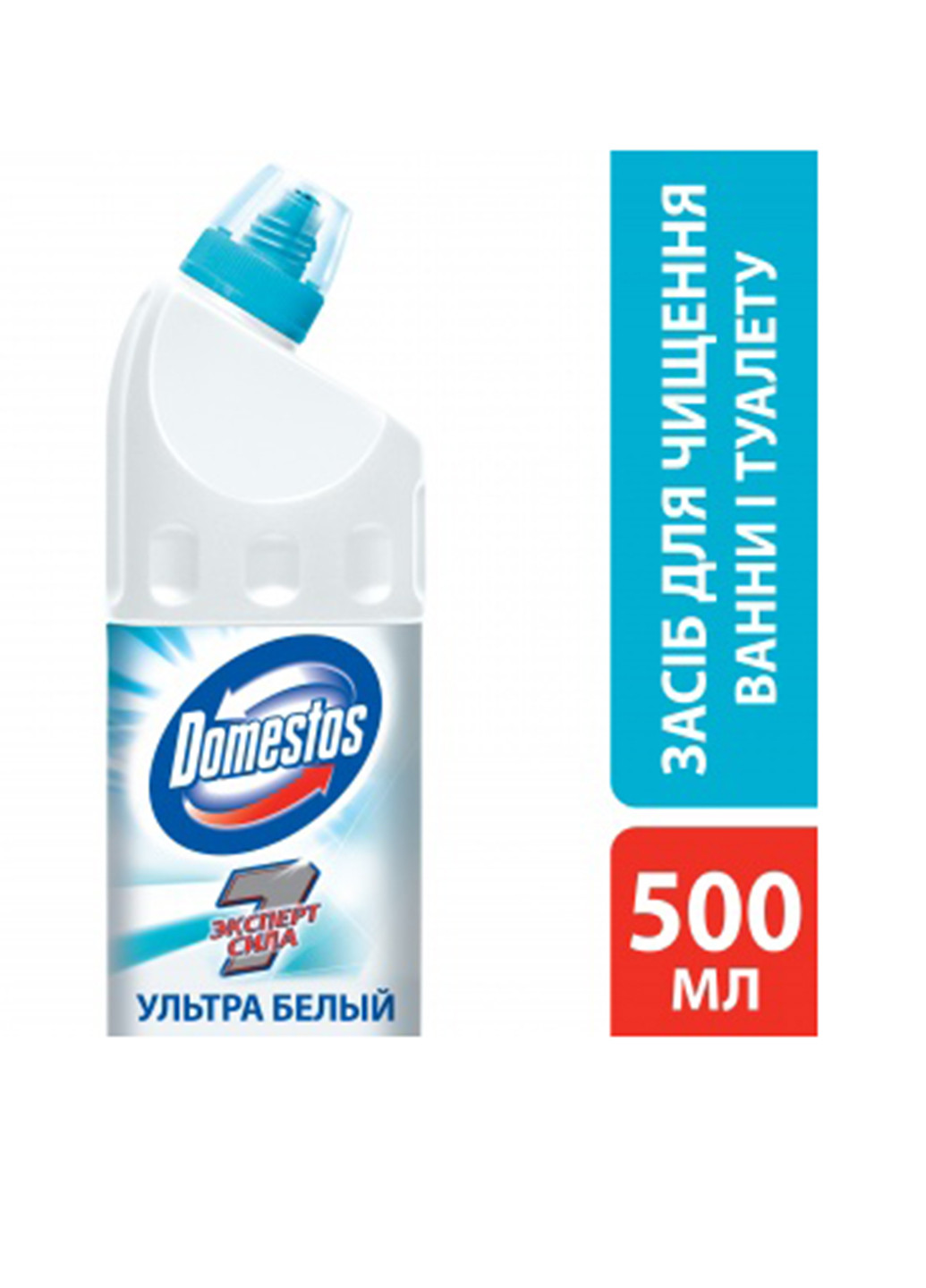 Чистящее средство для унитаза Ультра Белый, 500 мл Domestos (138464703)