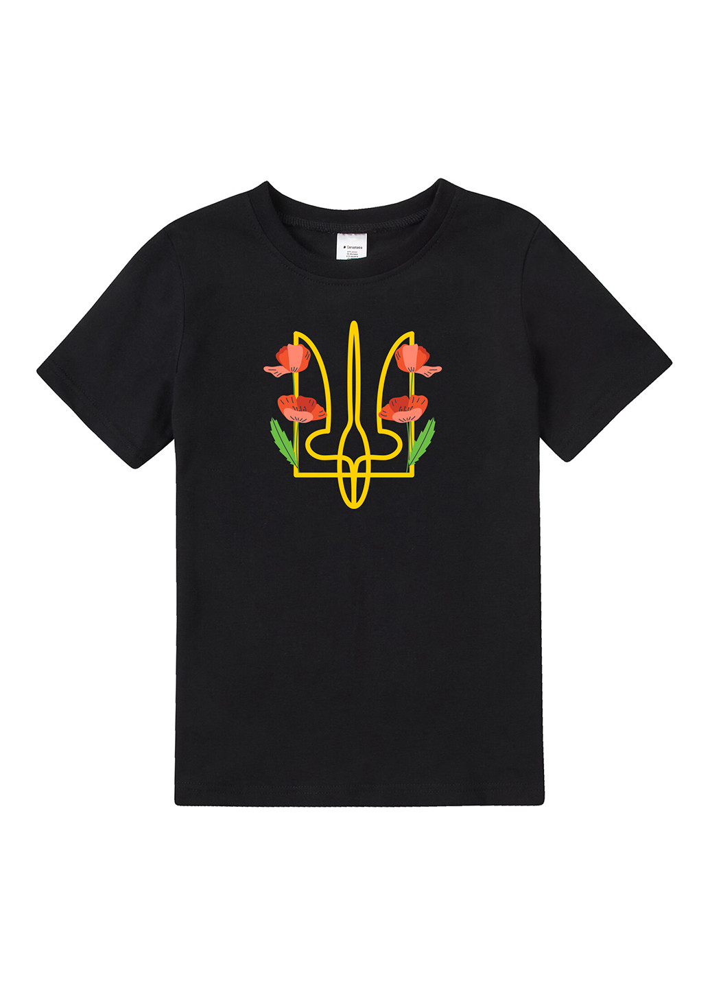 Черная летняя футболка Garnamama