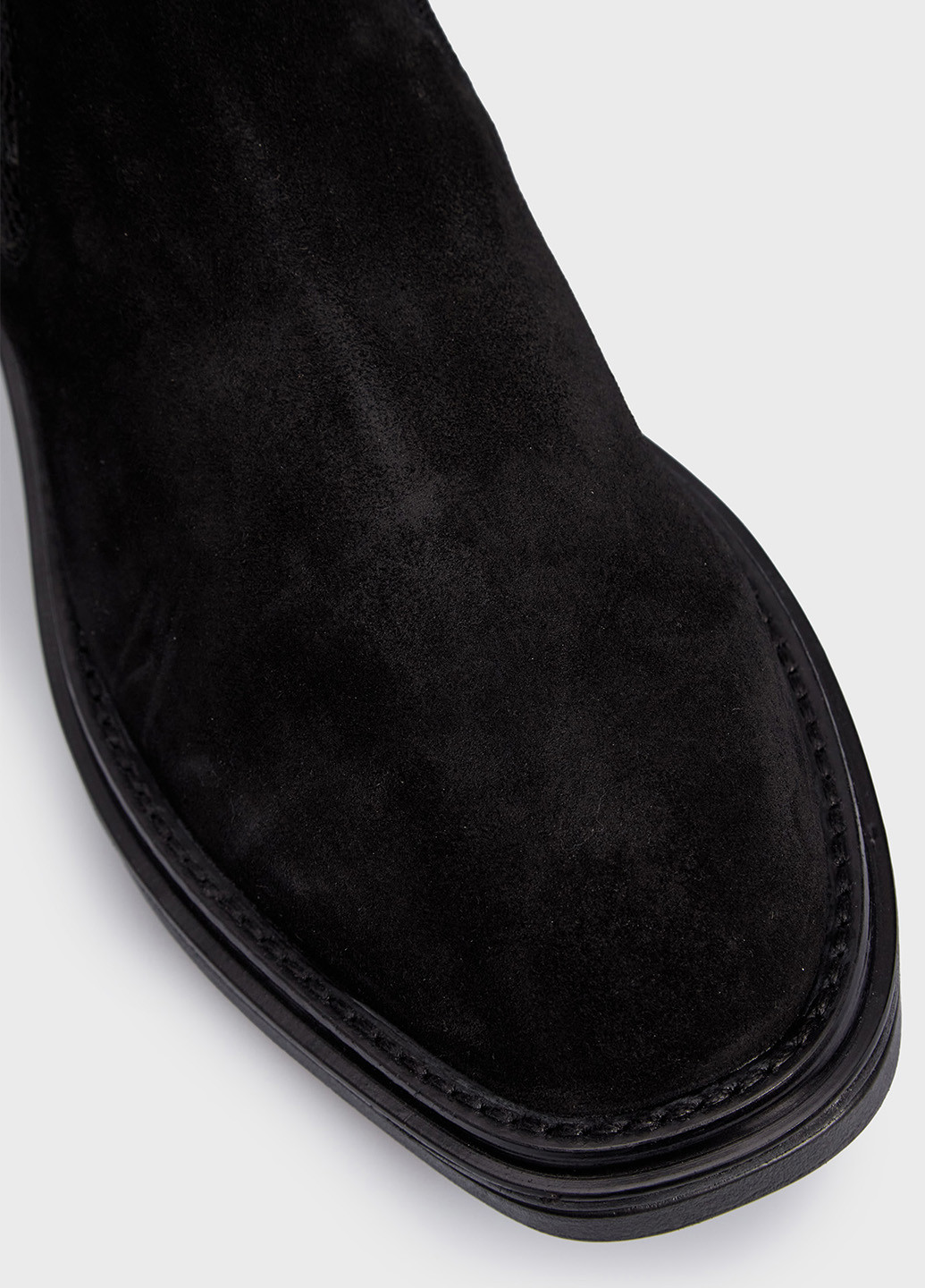 Черные зимние ботинки челси Gant
