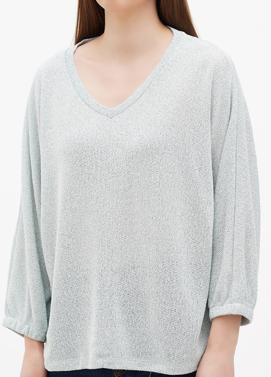 Светло-бирюзовый демисезонный пуловер пуловер Tom Tailor