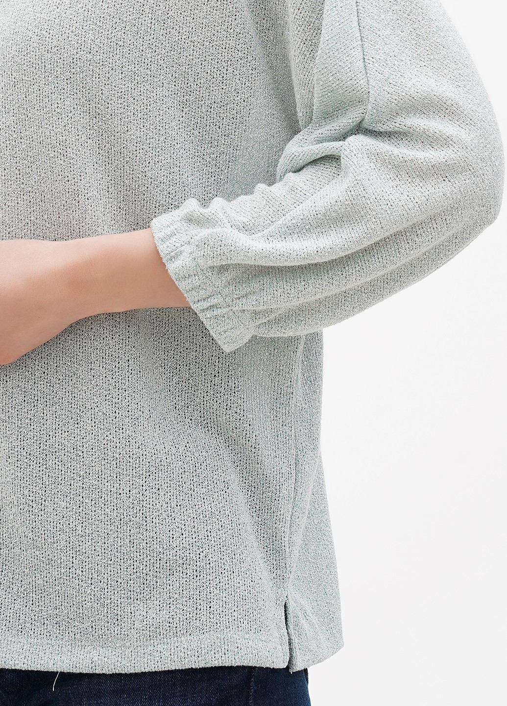 Светло-бирюзовый демисезонный пуловер пуловер Tom Tailor