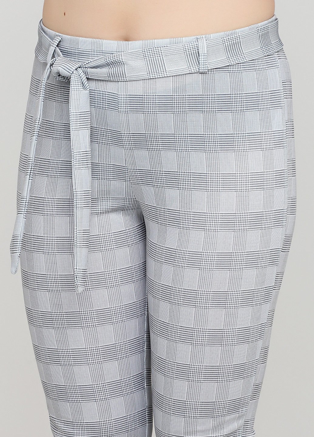 Светло-серые кэжуал демисезонные зауженные, укороченные брюки Zauberhose