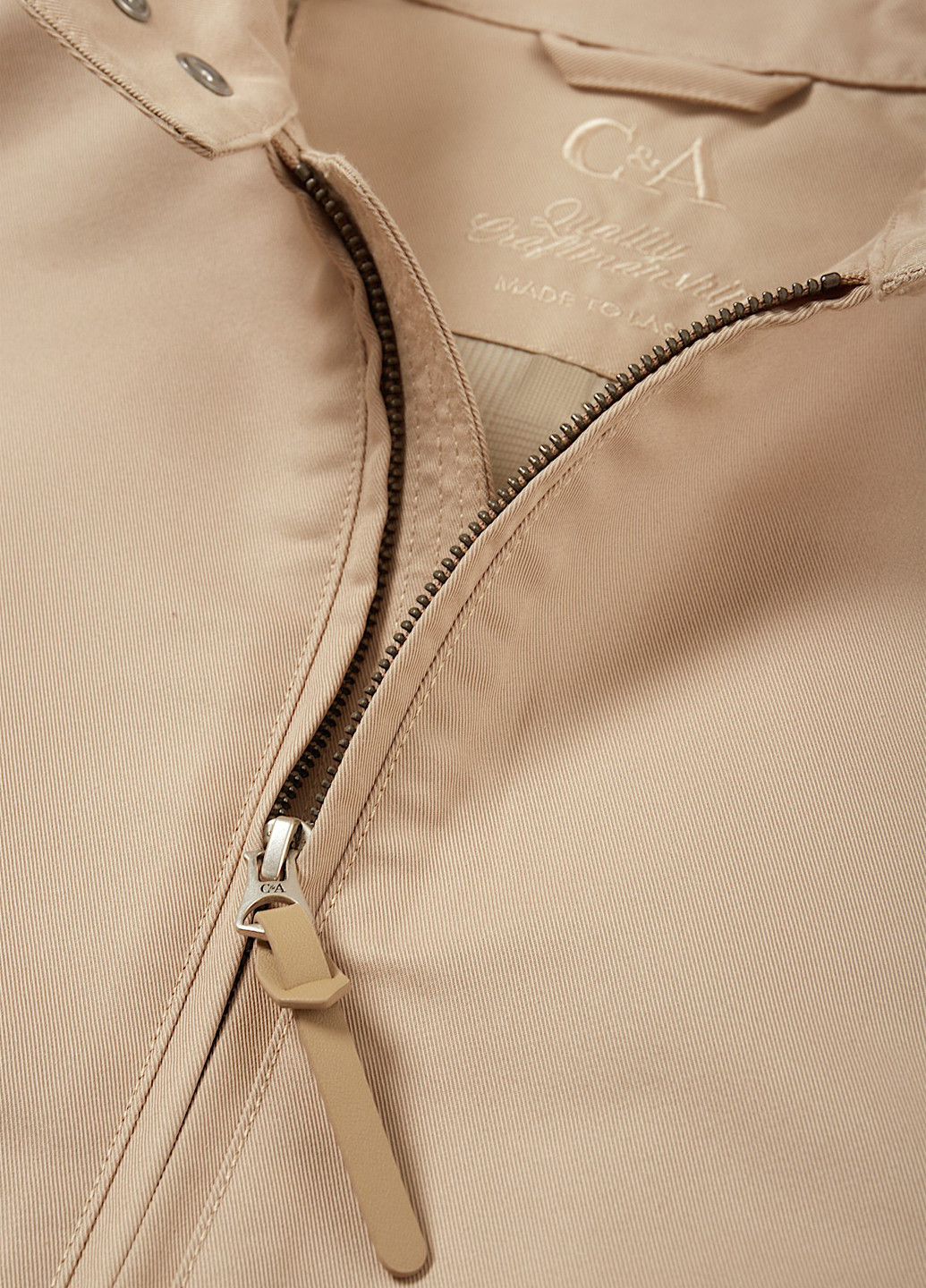 Бежевая демисезонная куртка C&A