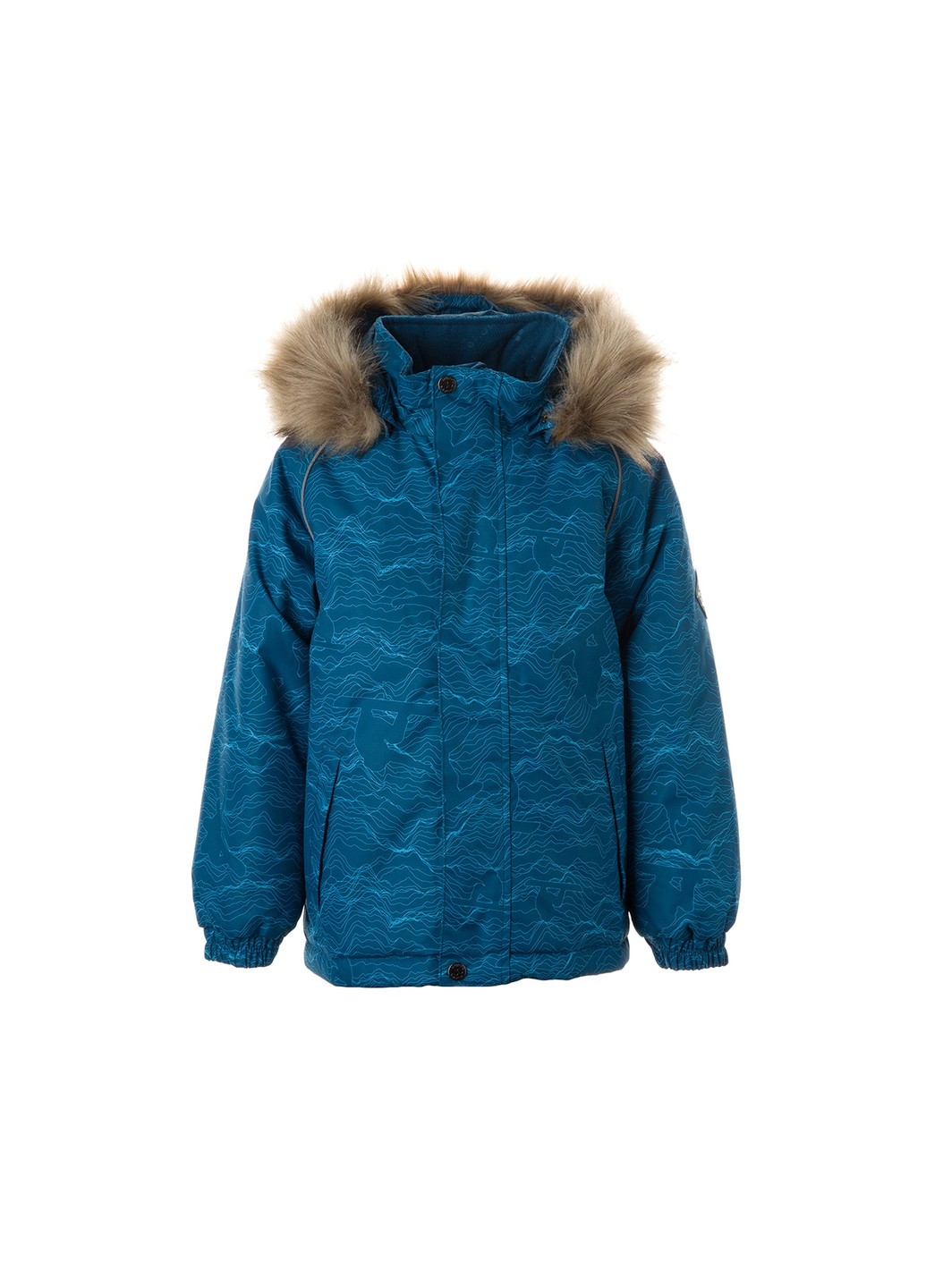 Бірюзова зимня куртка зимова marinel Huppa
