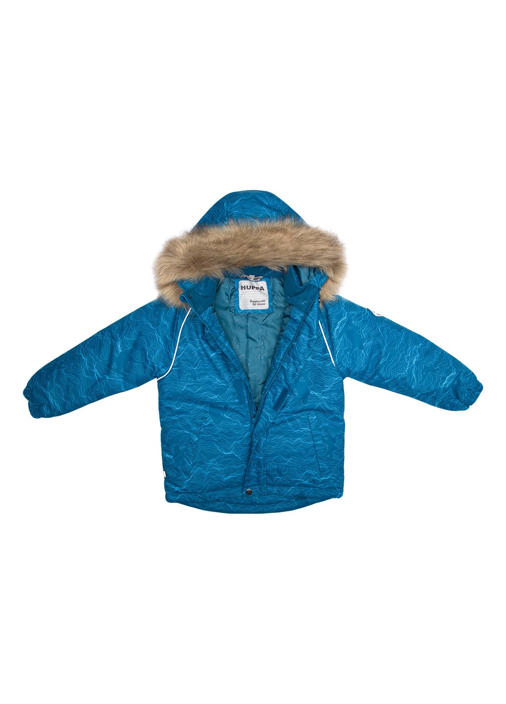 Бірюзова зимня куртка зимова marinel Huppa