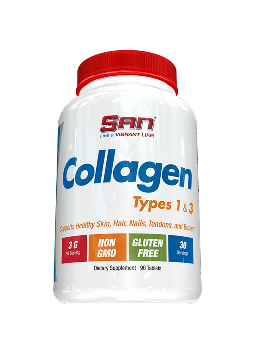 Коллаген Collagen Types 1&3 (90 таб) сан San (255408012)