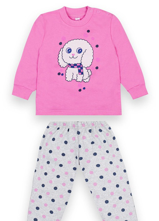 Розовая всесезон пижама свитшот + брюки Габби