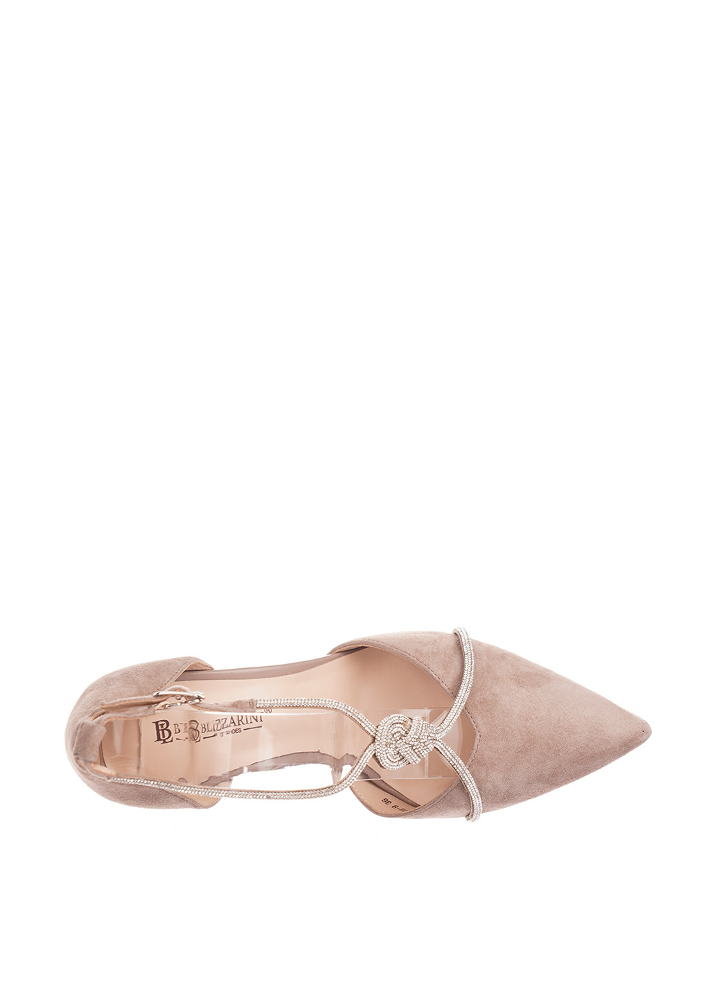 Blizzarini Туфлі д'орсей бежевий з штучна замша, україна — літо (297591814)