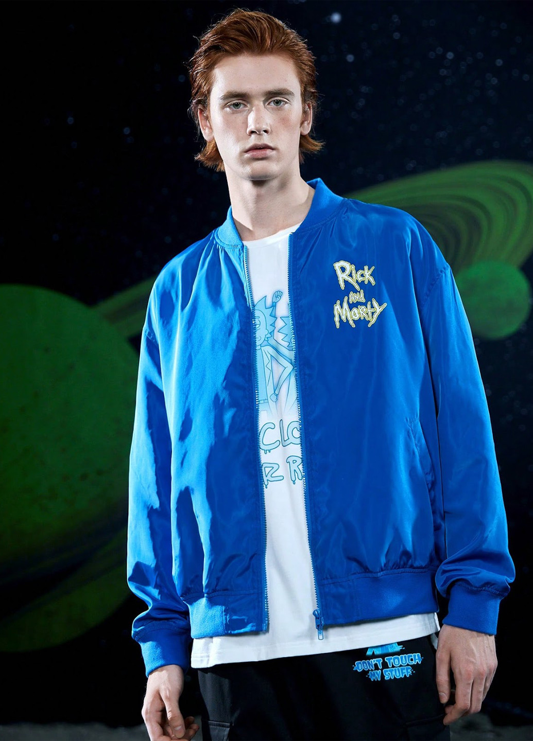 Бомбер SHEIN бейсбольний на блискавці (327828146)