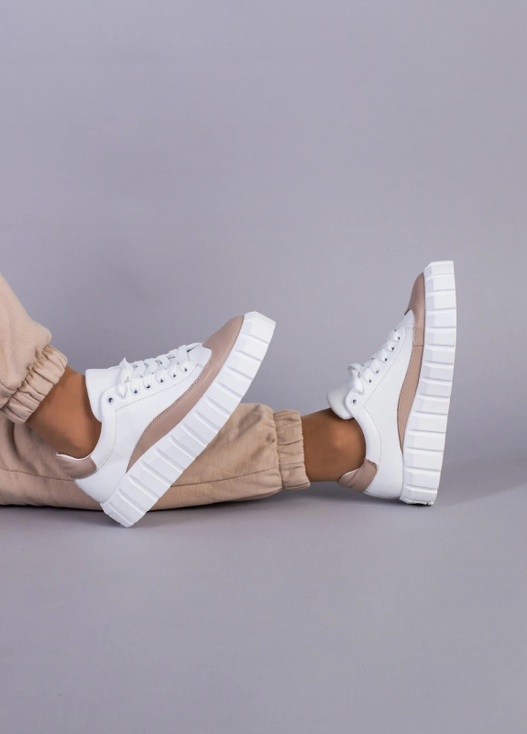 Белые кеды shoesband Brand