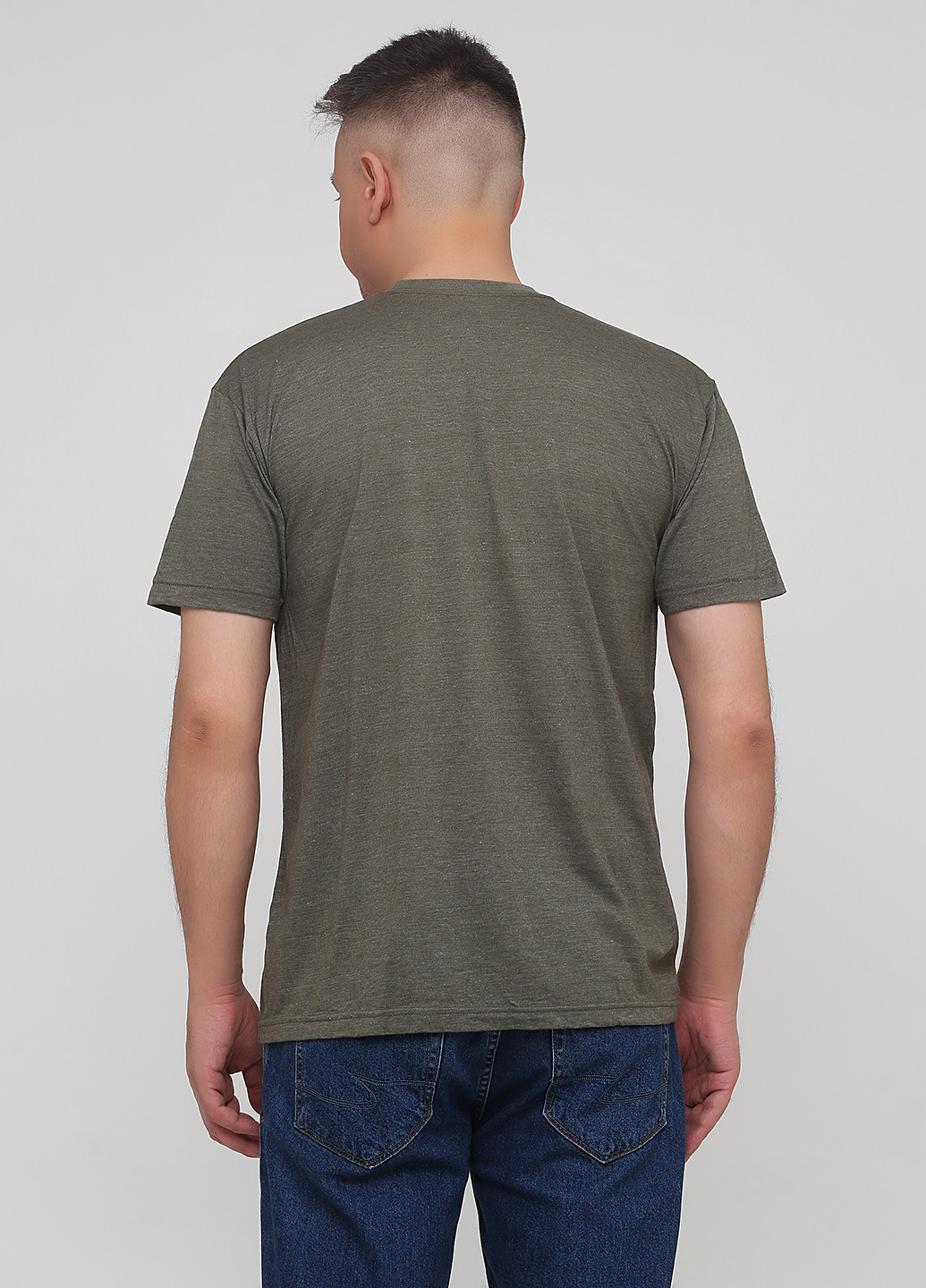Хаки (оливковая) летняя футболка American Apparel