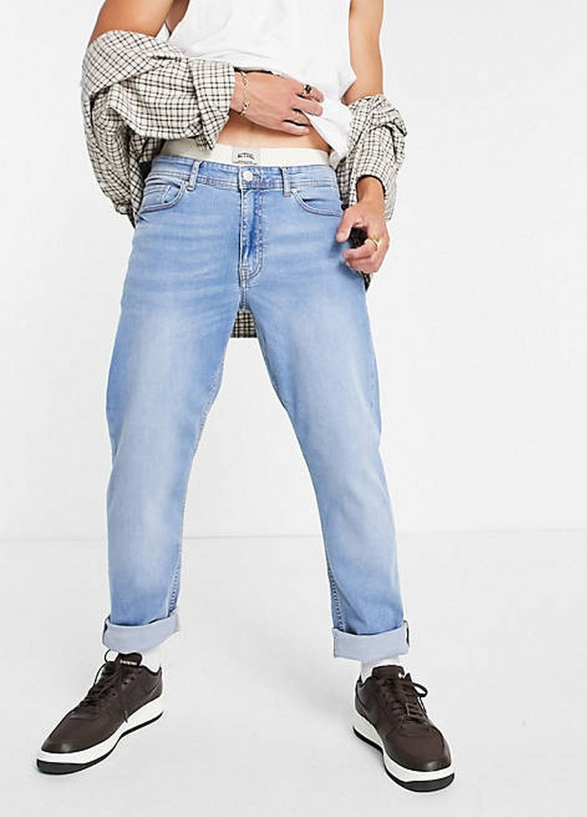 Джинси завужені DTT 105913365 lt blue (252907758)