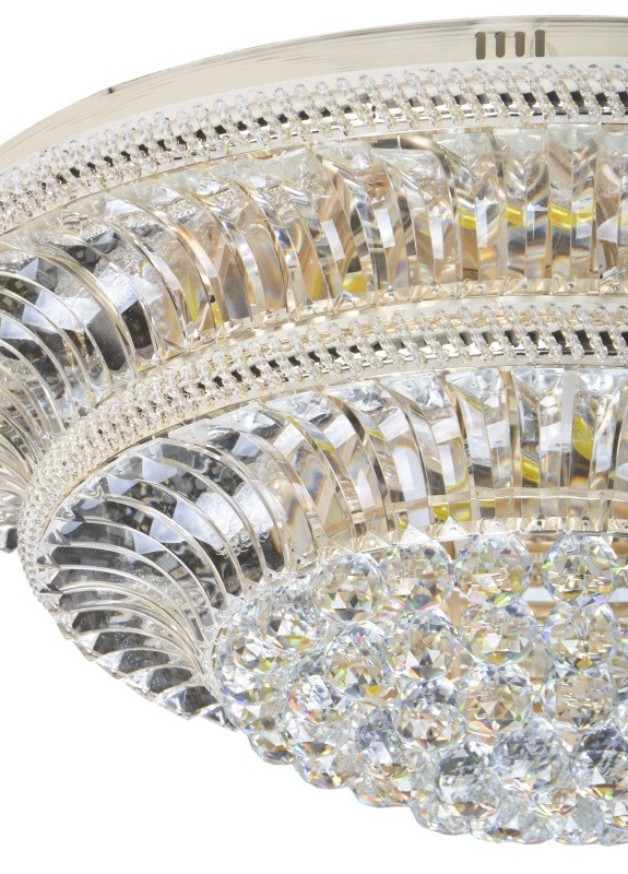 Люстра потолочная торт с подсветкой большая BCL-630C/9 E14+LED Brille (253886501)