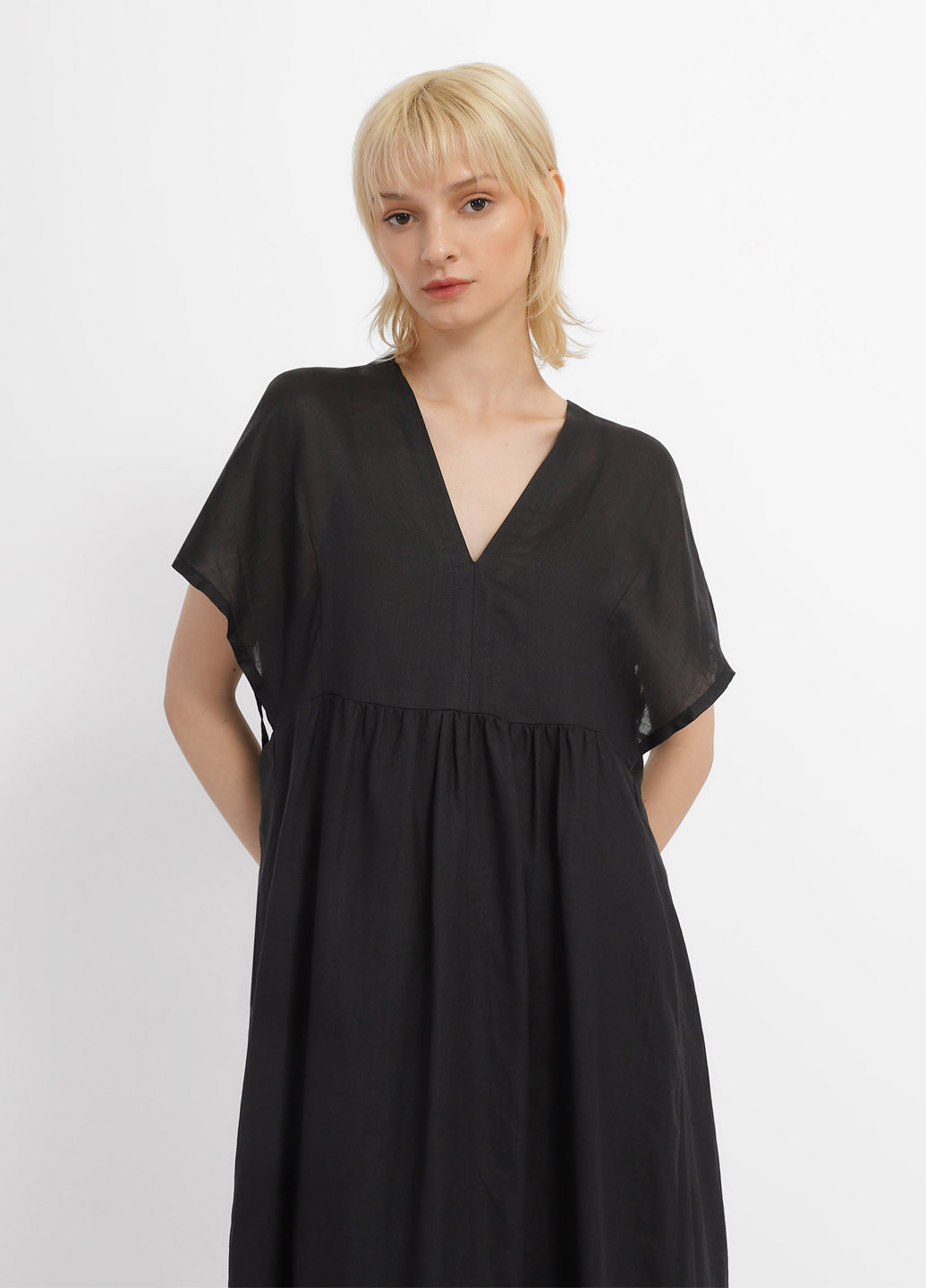 Чорна кежуал сукня оверсайз Marc O'Polo однотонна