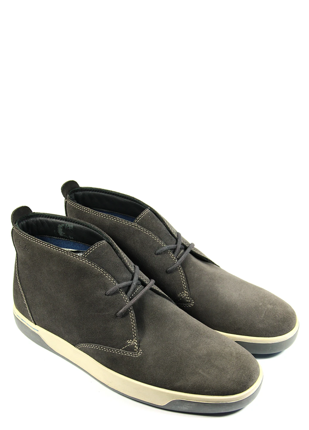 Серые осенние мужские ботинки nadel top Clarks