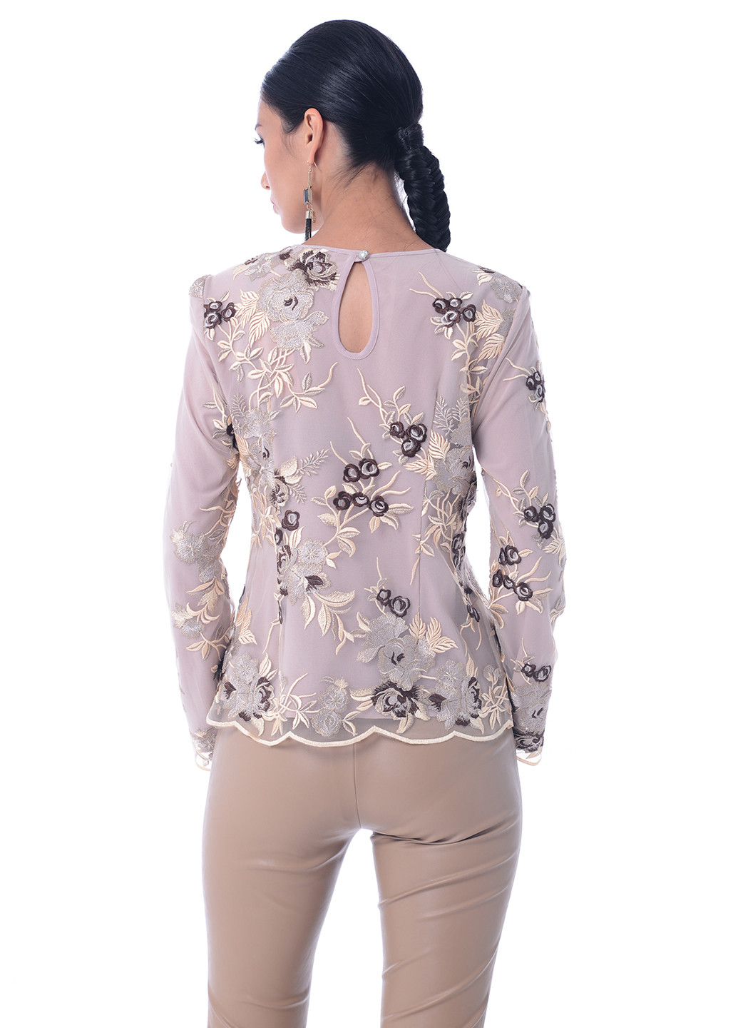 Світло-лілова демісезонна блуза Iren Klairie