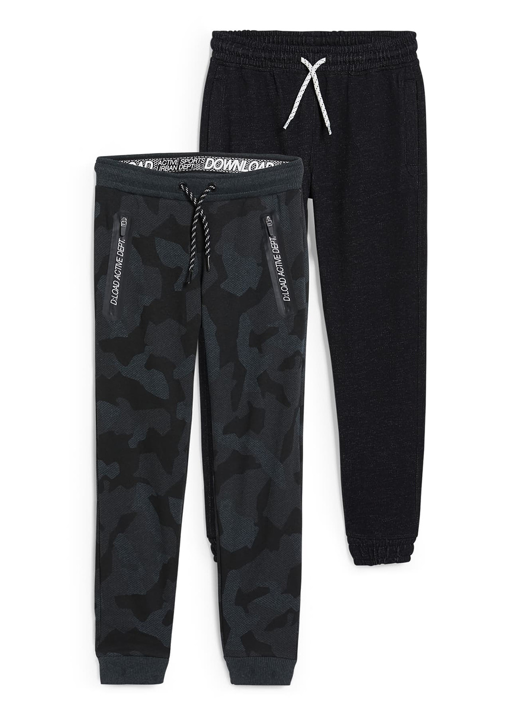 Черные повседневный демисезонные брюки зауженные C&A