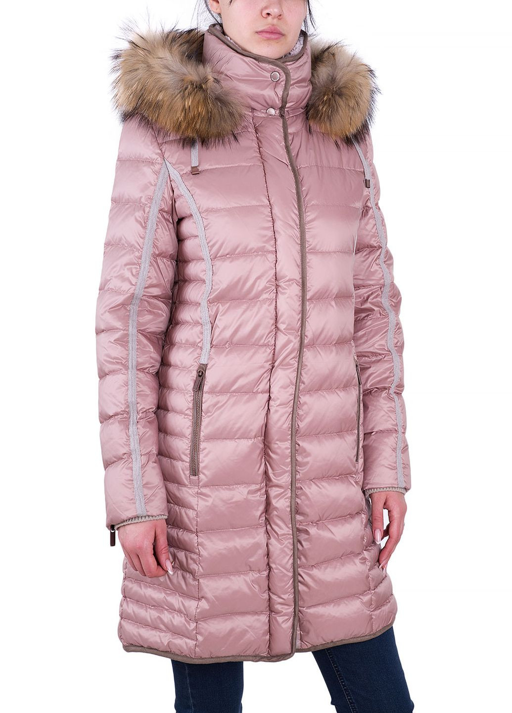Розовая зимняя куртка Milestone