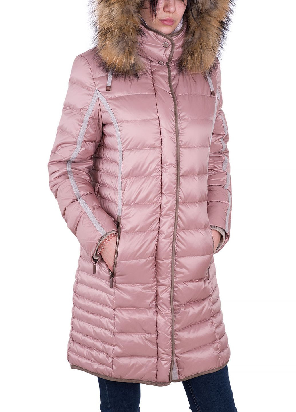 Розовая зимняя куртка Milestone