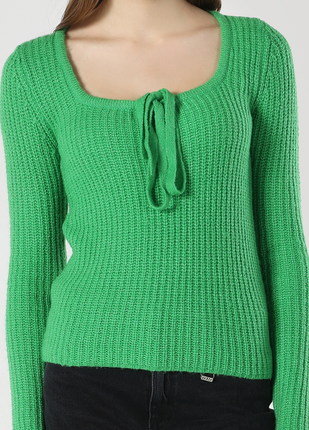 Зеленый демисезонный свитер Colin's