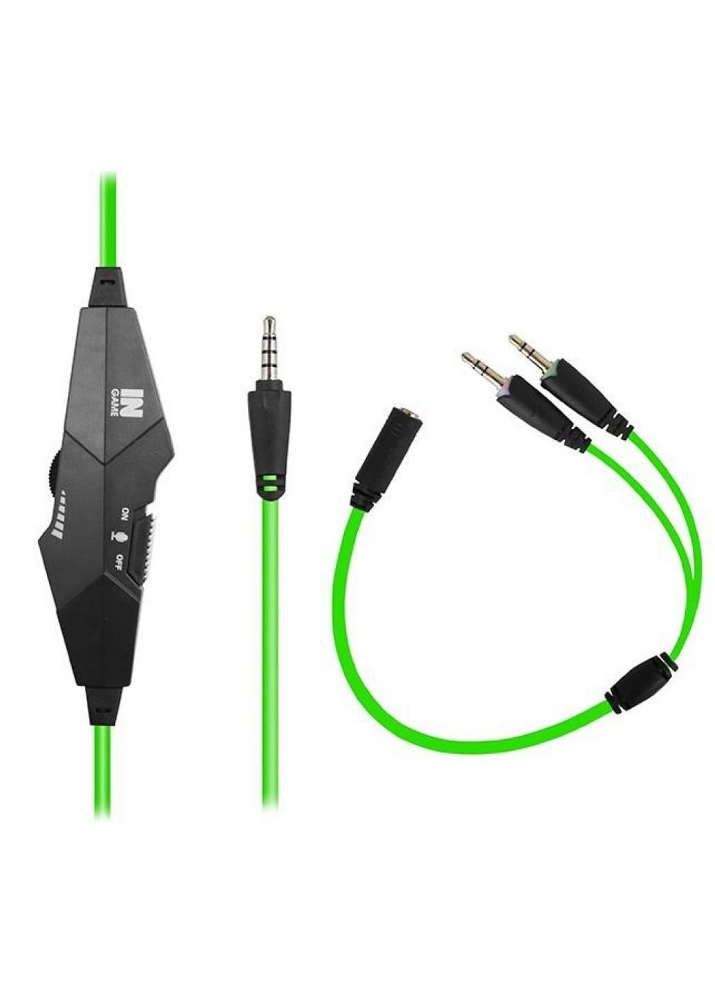 Наушники Gemix N3 Black-Green Gaming (250310684)