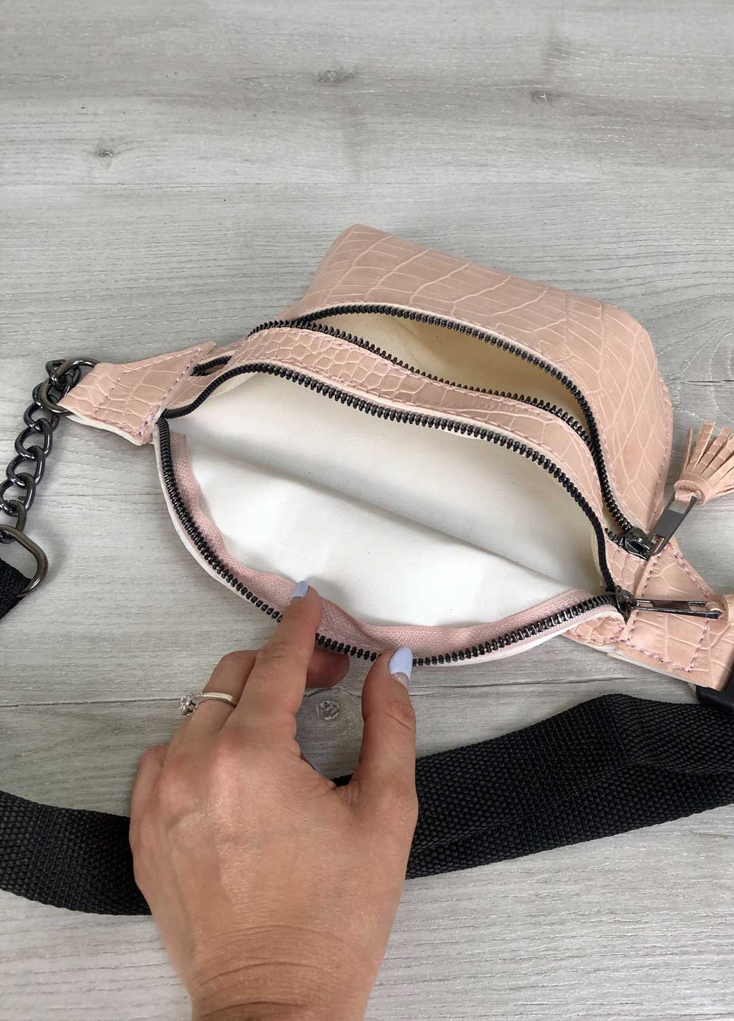 Сумка жіноча на пояс (бананка) екошкіра (wel-61202) WeLassie (253982461)