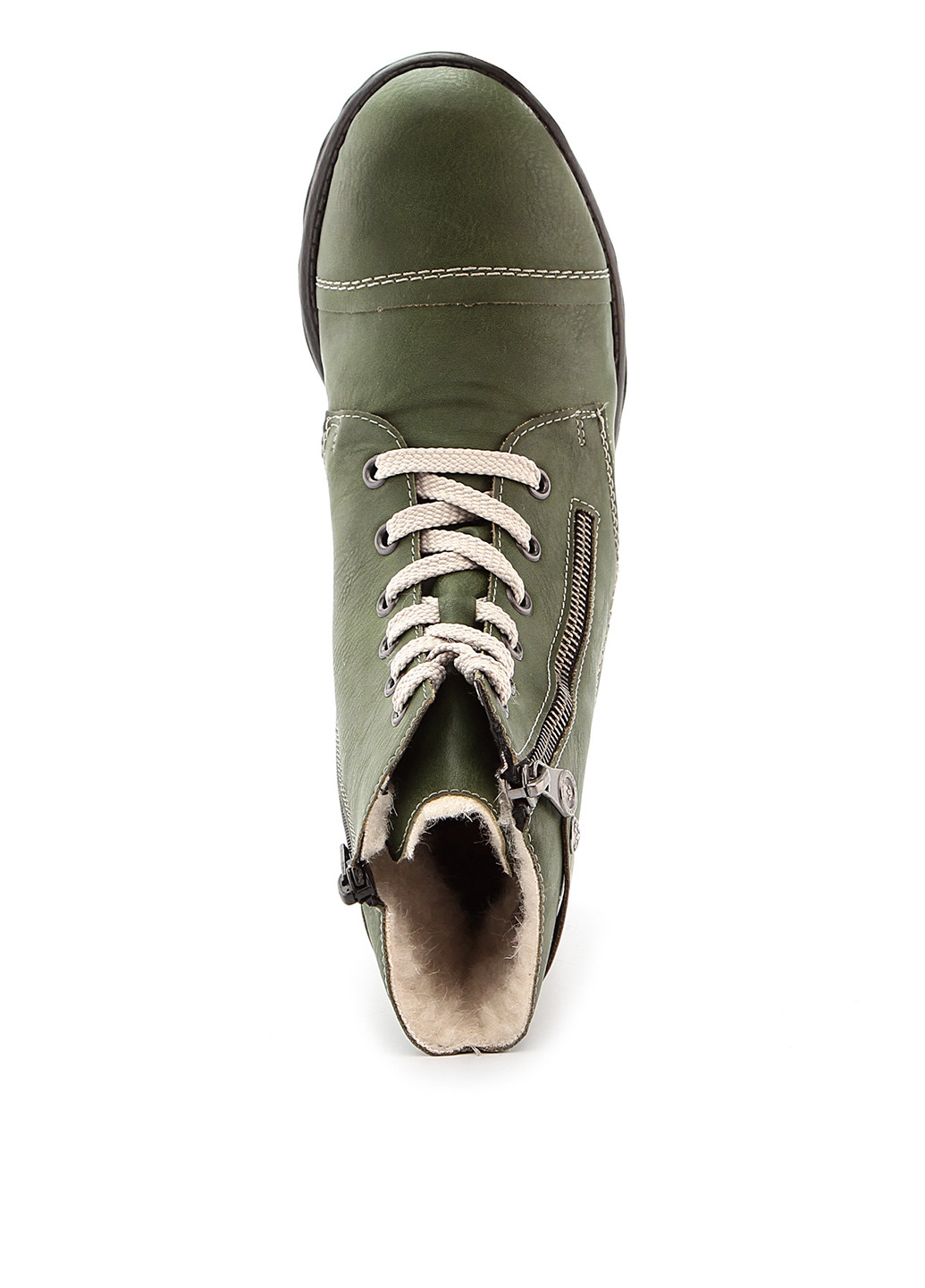 Осенние/зимние ботинки берцы Rieker со шнуровкой из искусственной кожи