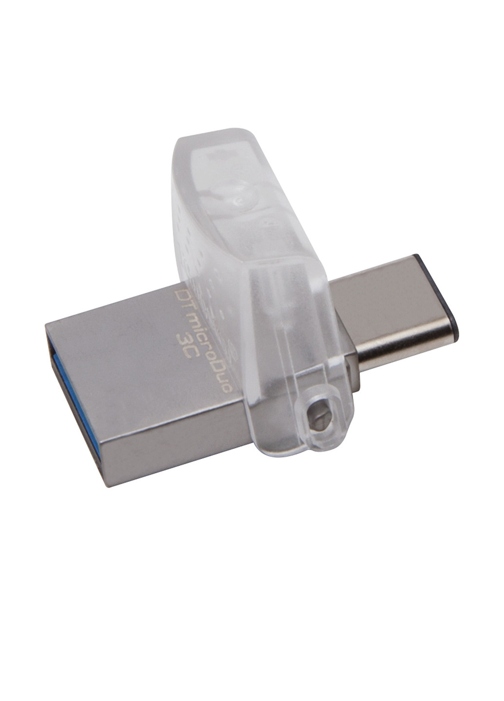 Флеш пам'ять USB DataTraveler microDuo 3C 32GB (DTDUO3C / 32GB) Kingston Флеш память USB Kingston DataTraveler microDuo 3C 32GB (DTDUO3C/32GB) сріблясті