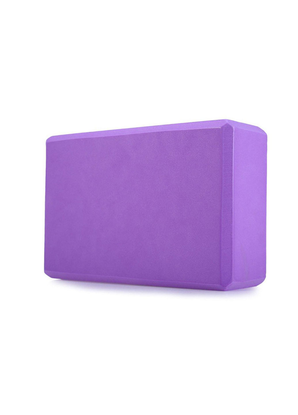 Блок для йоги (йога блок, цегла для йоги) фіолетовий EasyFit (236530222)
